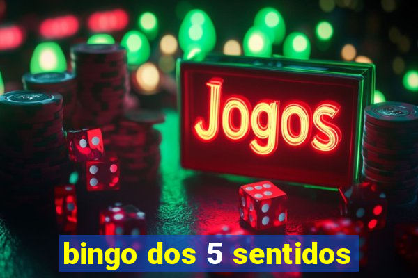 bingo dos 5 sentidos